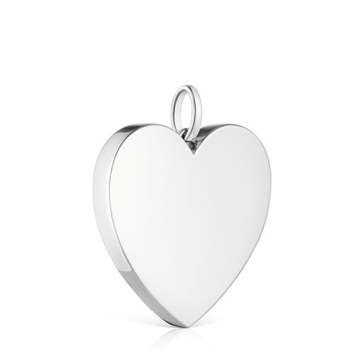 Colgante mediano corazón de plata 29 mm Sweet Dolls