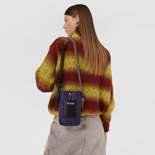 Mini bolso morado TOUS Empire Padded
