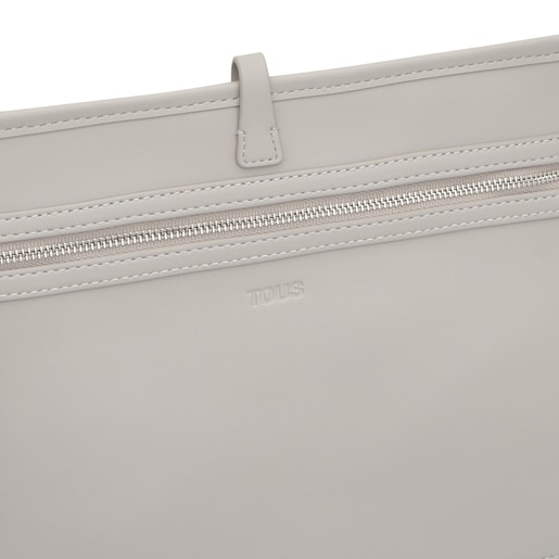 حقيبة أحمال خفيفة كبيرة الحجم بوجهين مزدوجة الاستخدام باللون الرمادي الداكن من تشكيلة TOUS Bear