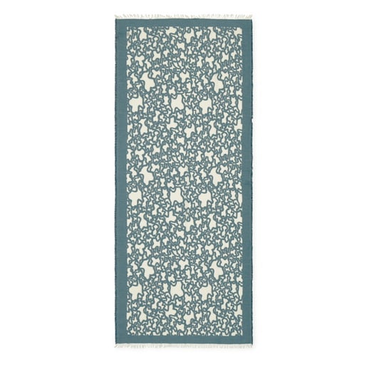 Foulard turquesa Kaos Devore