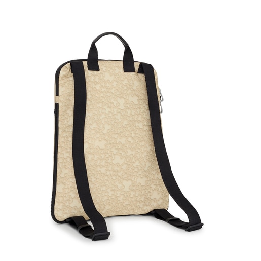 Mochila plana beige Kaos Mini Evolution Nylon