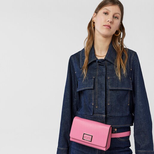 ピンクカラーのウエストバッグ TOUS Funny