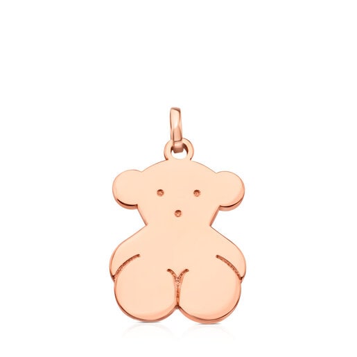 Pendentif Sweet Dolls grand ourson en Argent Vermeil Rosé