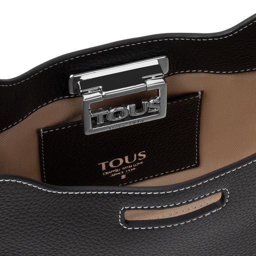 Schultertasche TOUS Legacy aus Leder in Schwarz