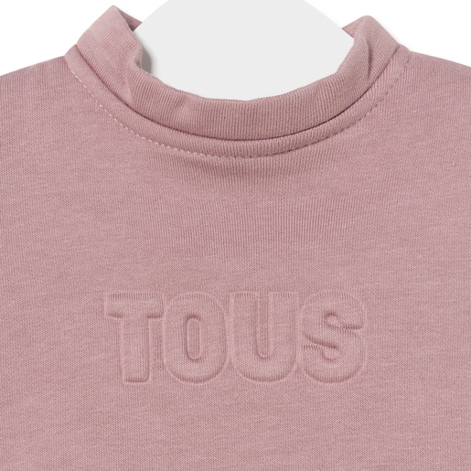 Baby body with t-shirt in Classic pink