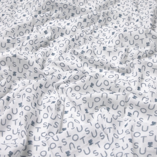 Baby muslin in Muse navy blue