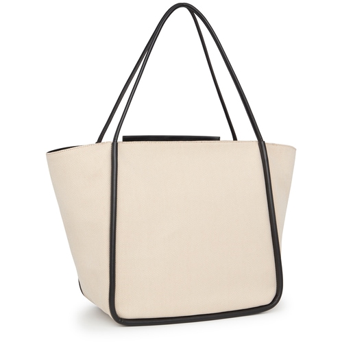 H cloth tote Hermès Beige in Cloth - 24336810