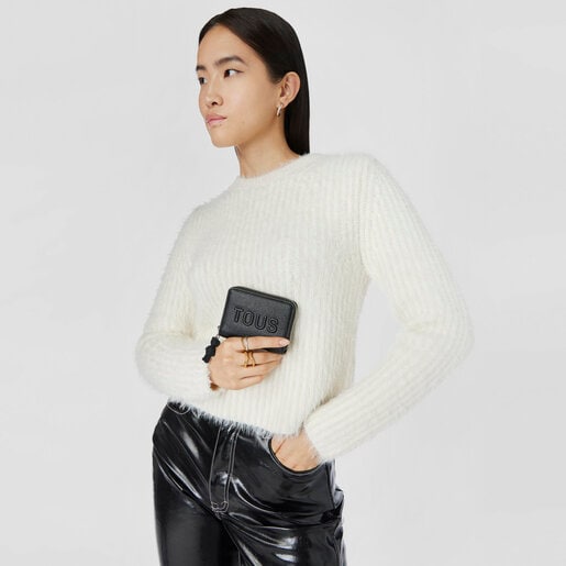 Black TOUS La Rue Change purse