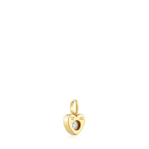 Gold Heart pendant with laboratory-grown diamond TOUS Lili