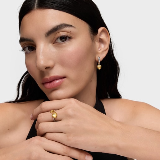 Anillo abierto bicolor TOUS Flechazo