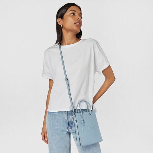 Mini bolso azul TOUS La Rue