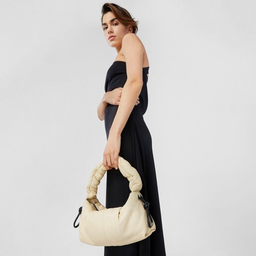 beige leather TOUS Soft One-shoulder bag