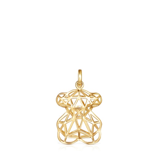 Medium Silver Vermeil Sketx Line Pendant