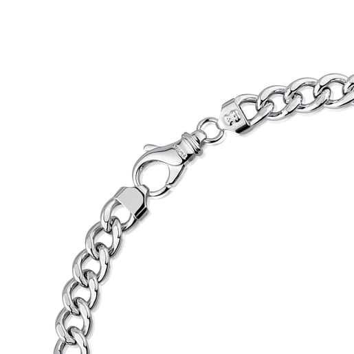 Collier ras du cou TOUS Basics forçat en Argent