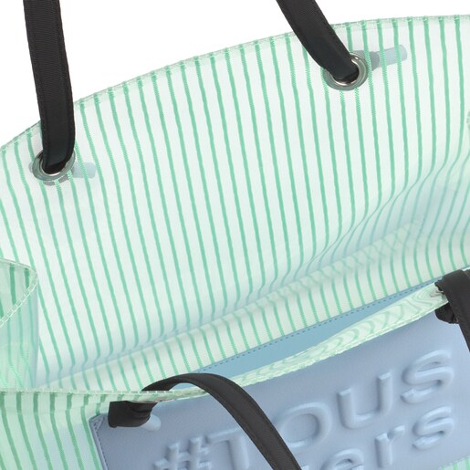 Veľká mentolovo-zelená nákupná taška Amaya