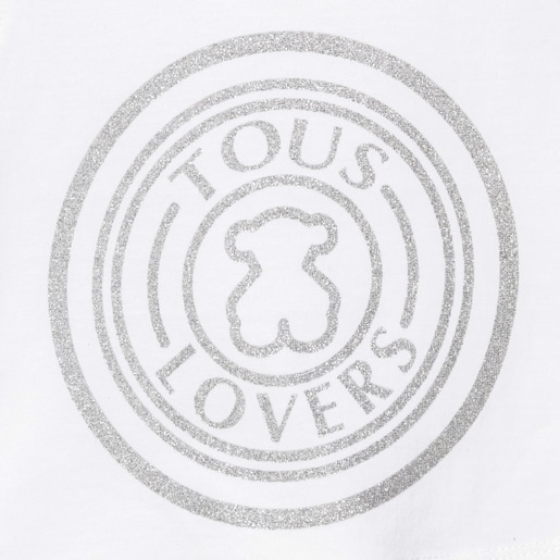 Camisola M/C "TOUS Lovers" Branco