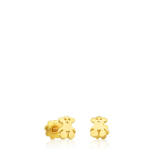 Gold Baby TOUS Earrings. Screw back 