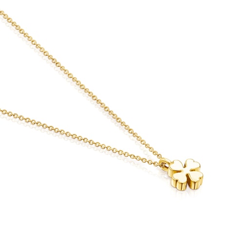 TOUS Gold TOUS Good Vibes clover Necklace | Westland Mall