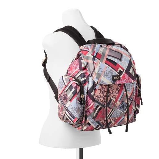 Multicolored Nylon Doromy Backpack