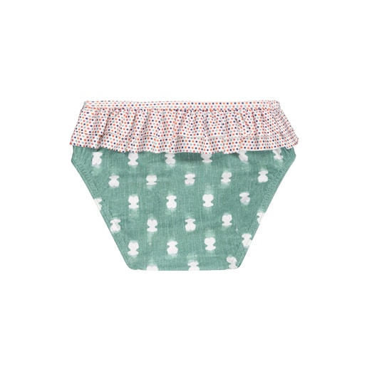 Bañador culetín con volantes Pin up-Tai Verde