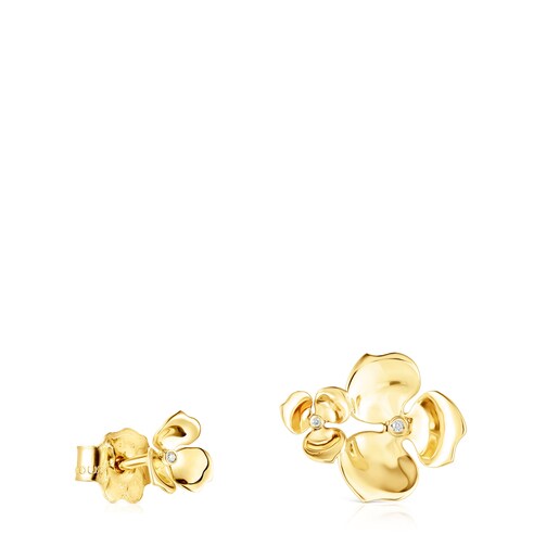 Pendientes desiguales de y diamantes Nature | TOUS