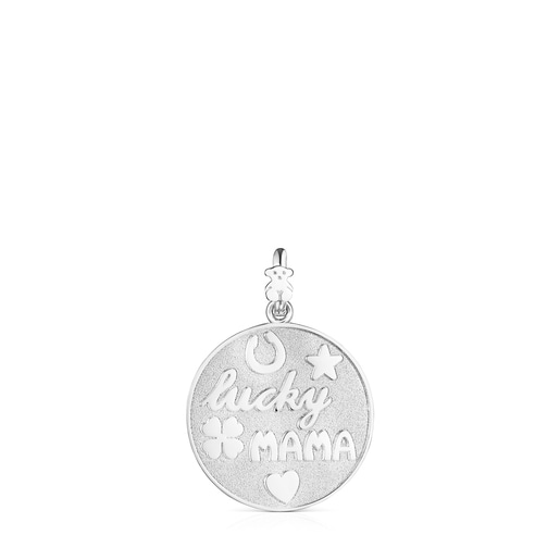 Pendentif TOUS Good Vibes Mama en Argent