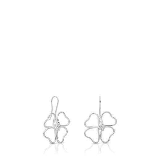 Silver Trebol Earrings