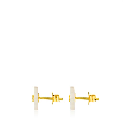 Gold Yuan Earrings