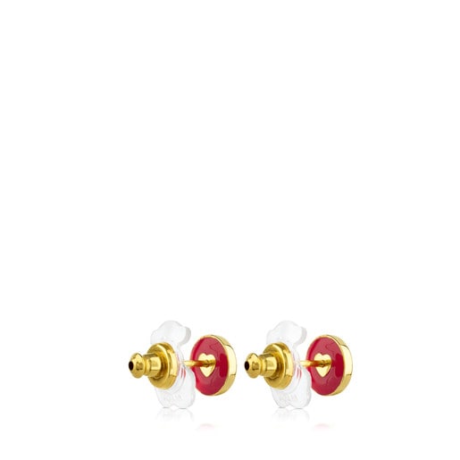 Gold and silver vermeil earrings Whim