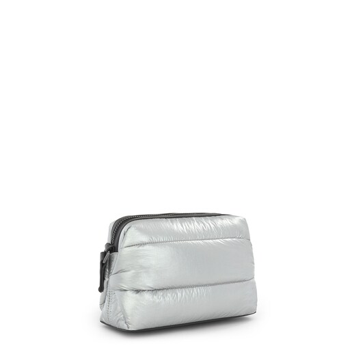 Gun-black Pleat Up crossbody bag