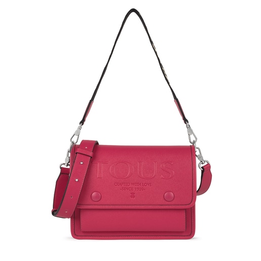 Medium crossbody bag Audree T POP fuchsia