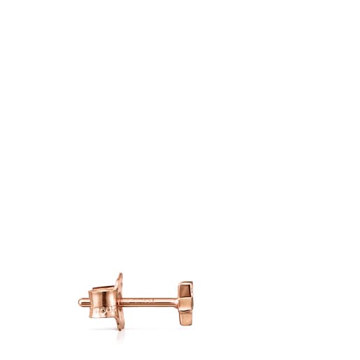 Rose Gold Les Classiques star Earring with Diamonds
