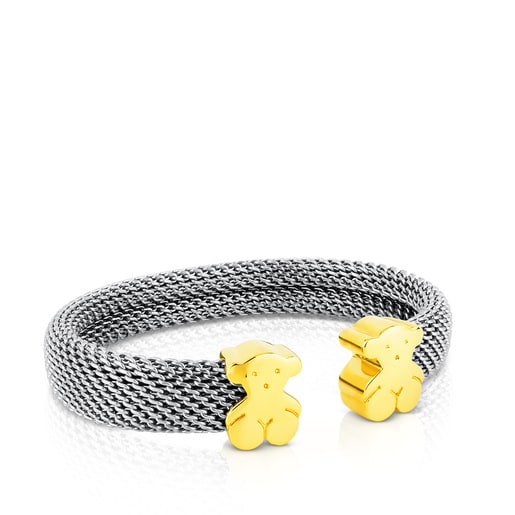 Mesh Gold Bangle | TOUS