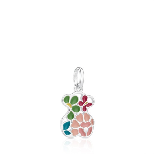 Silver Bliss Pendant with Enamel