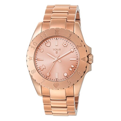 Reloj Motif de acero IP rosado