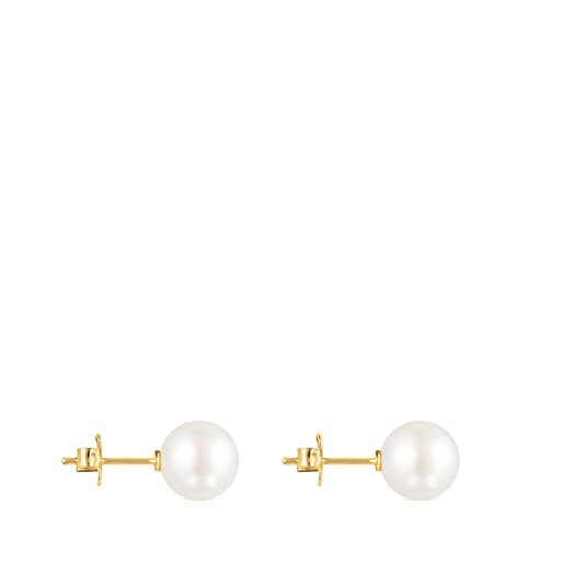 Aretes TOUS Pearls de Oro y Perla