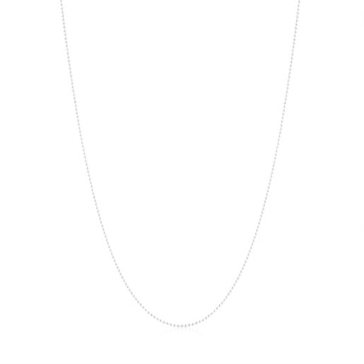 90 cm lange Halskette TOUS Chain aus Silber.