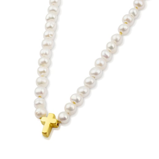Gold Sweet Dolls XXS Necklace with Pearl