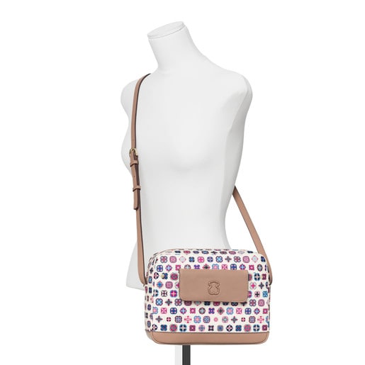 Beige Nylon Laina Crossbody bag