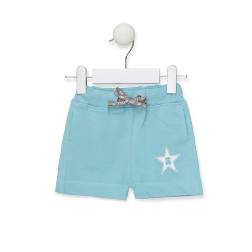 Bermuda de niño Casual Azul Celeste