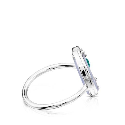 Silver Lune Cherie Ring with Gemstones
