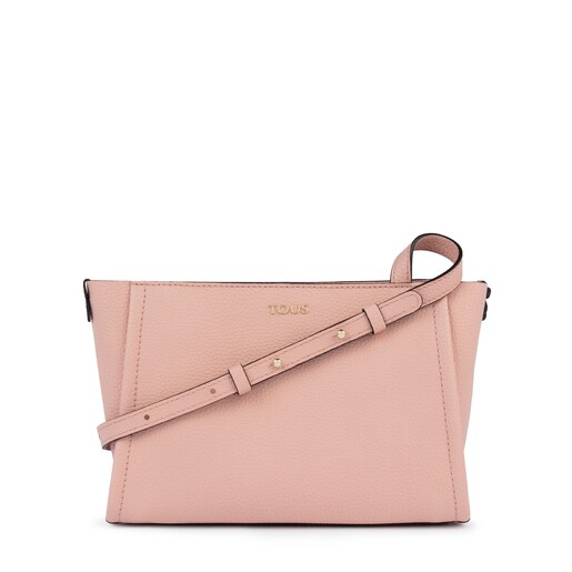Pink-blue Leather Floriana Crossbody bag
