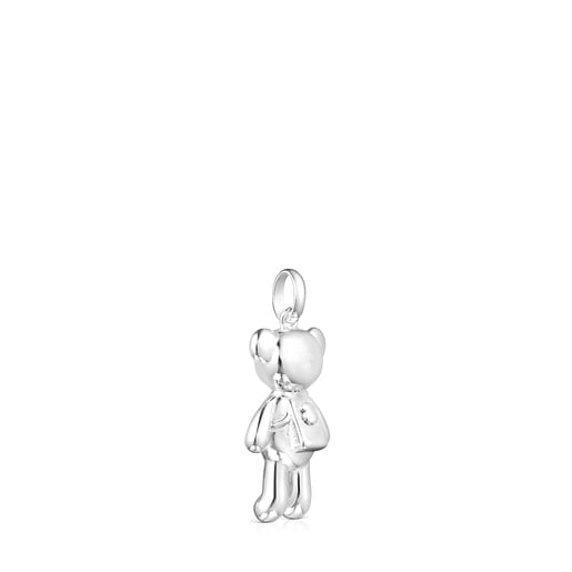 Silver Teddy Bear backpack Pendant