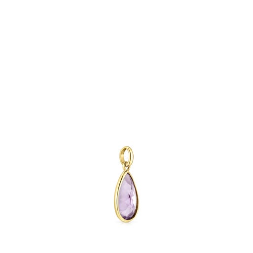 Gem Power Pendant in Gold with Amethyst