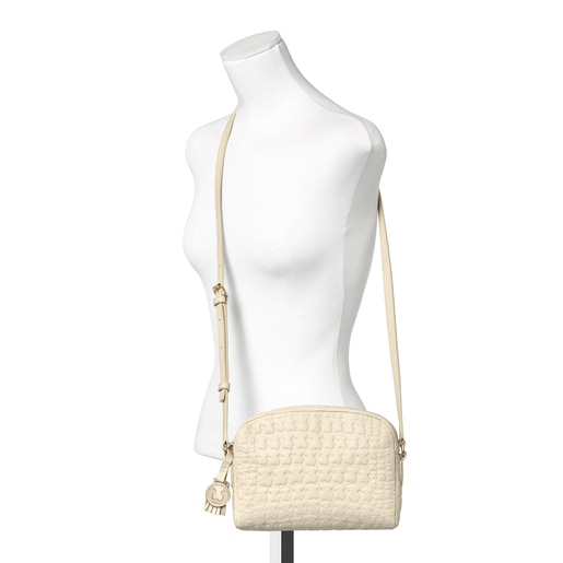 Sac à bandoulière Sherton en Cuir beige