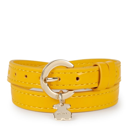 Doble bracelet Dorp amarillo