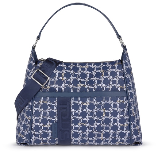 Navy Tous Logogram shoulder bag