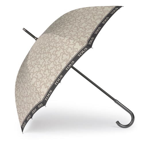 Paraguas grande Kaos New en color piedra