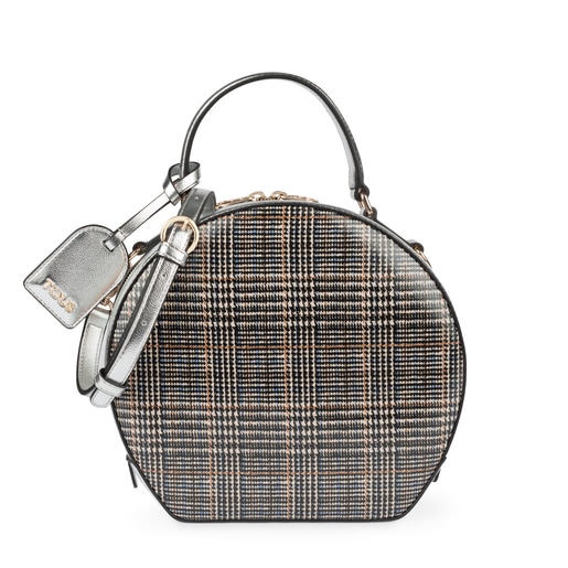 Medium silver Dulzena Charol crossbody bag