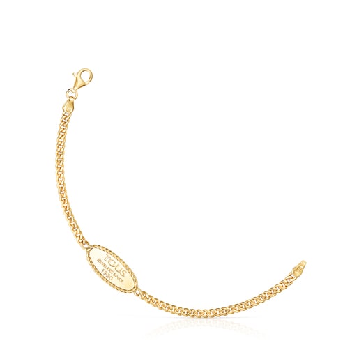 Pulsera con baño de oro 18 kt sobre plata Minne TOUS